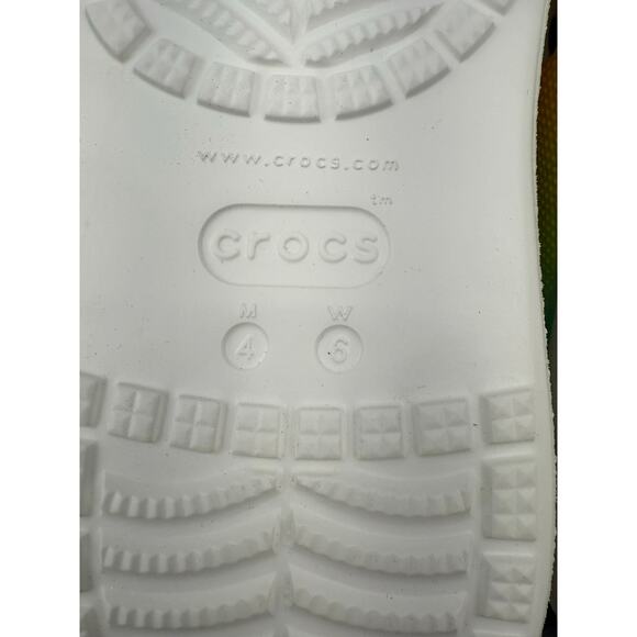 Crocs x Care Bears Crush Clog Rainbow Womens Sz 6 Slip On Platform Sandals Shoes - Picture 11 of 12